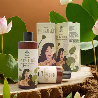 Dầu Gội Sen Bách Diệp Dầu Gội Kích Mọc Tóc Giảm Gãy Rụng