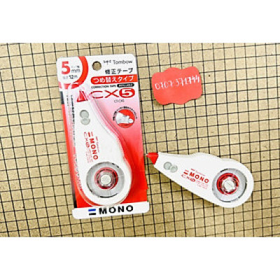 Bút Xóa Kéo Dài 12 Mét CT-CX5 Nhật Bản Hàng Chính Hãng Bản Rộng 5mm Tiện Dụng Khi Dùng