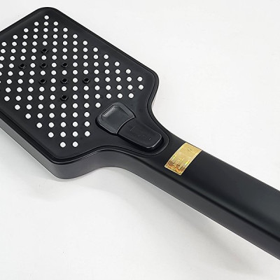 Bộ tay dây sen 4 chức năng chảy, nhựa ABS mạ đen Eurolife EL-126SH-D