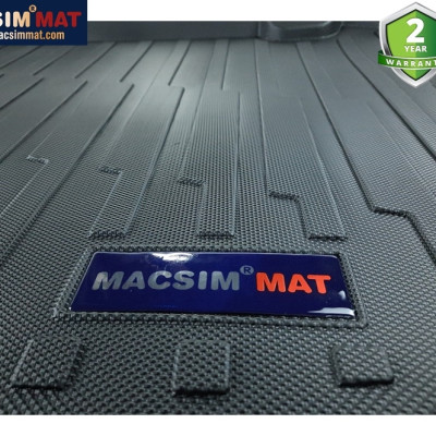 Thảm lót cốp xe ô tô Lexus ES300H 2013-2017 nhãn hiệu Macsim chất liệu TPV cao cấp màu đen(ST001)