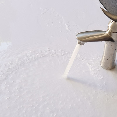 Vòi lavabo nóng lạnh Inox SUS 304 Eurolife EL-ORCHID 02 (Trắng vàng)