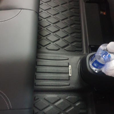 Thảm lót sàn 1 lớp sd1 xe ô tô Vinfast Herio Green - nhãn hiệu Macsim chất liệu nhựa TPE cao cấp màu đen