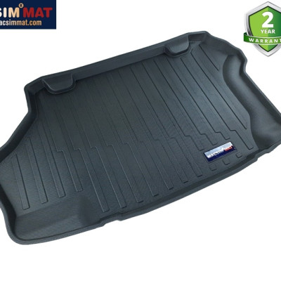 Thảm lót cốp xe ô tô Lexus ES300H 2013-2017 nhãn hiệu Macsim chất liệu TPV cao cấp màu đen(ST001)