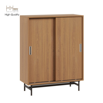 [Happy Home Furniture] LUCA, Tủ lưu trữ 2 cánh lùa - Chân sắt, 86cm x 36cm x 110cm ( DxRxC), TCL_017