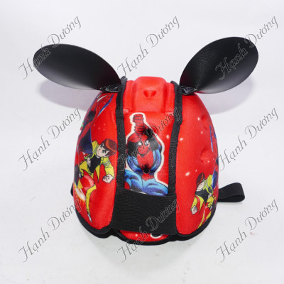 Nón tập đi cho bé mũ bảo hiểm đẹp bằng mút in họa tiết đẹp dành cho bé trai và gái có độ tuổi từ