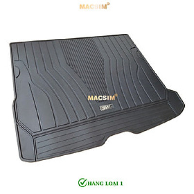 Thảm lót cốp xe ô tô Mercedes-Benz GLC 2023-2024+ nhãn hiệu Macsim 3W chất liệu TPE cao cấp màu đen