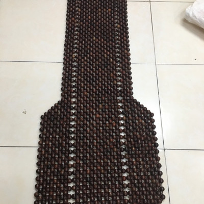 Đệm Lót Ghế Xe Ô Tô Hạt Gỗ Mun Cao Cấp Hạt 18ly ( Mian.vn )