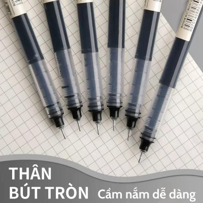 Bút Gel Luyện Viết Chữ Trung,Hàn, Nhật Nhanh Khô Chuyên Dụng Cho Dân Văn Phòng Bút Bi Nước Mực Gel Nhanh Khô Ngòi 0.5mm Cho Học Sinh Văn Phòng