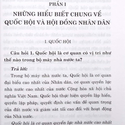 200 Câu Hỏi - Đáp Về Bầu Cử Đại Biểu Quốc Hội Khóa XV Và Đại Biểu Hội Đồng Nhân Dân Các Cấp Nhiệm Kỳ 2021-2026