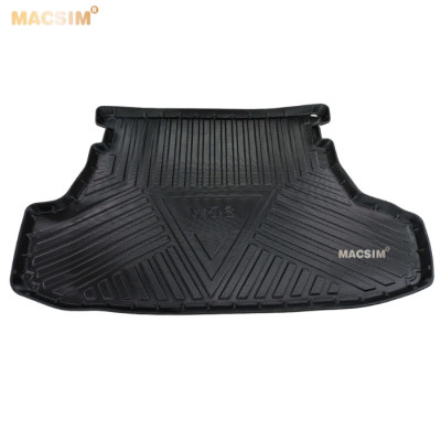 Lót cốp xe ô tô (qd) Toyota Vios 2008- chất liệu TPV thương hiệu Macsim màu đen