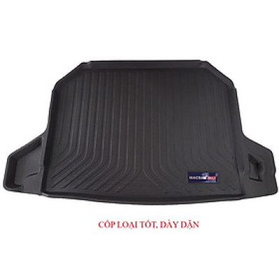 Thảm lót cốp xe ô tô Honda HRV 2015-2022 nhãn hiệu Macsim chất liệu TPV cao cấp màu đen (034)