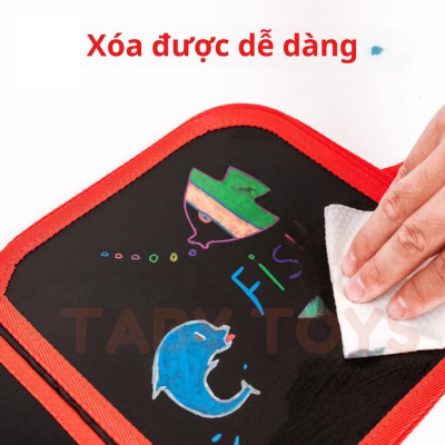 Vở Vẽ Cho Bé, Vở Vẽ Xoá Được Vẽ Đi Vẽ Lại Được Nhiều Lần, 10 Trang Tặng Kèm 6 Bút Vẽ