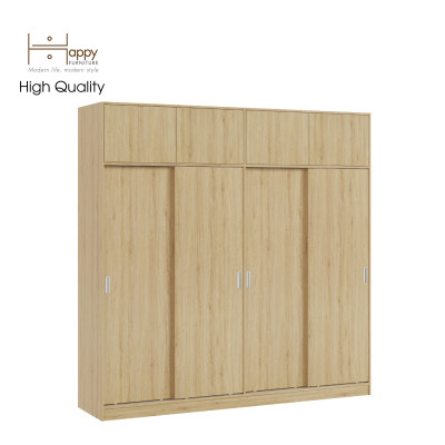 [Happy Home Furniture] ELEGANT, Tủ quần áo cửa lùa 2m2x2m2 , 220cm x 54cm x 220cm ( DxRxC), TCL_007