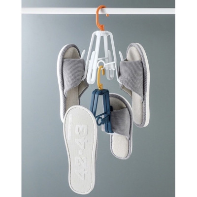 Set 2 móc treo phơi giày dép thông minh xếp gọn tiện lợi khả năng chịu lực cao ,không tốn diện tích ,giữ độ cân bằng cho giày dép không bị lệch và mau khô ráo 