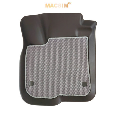 Thảm 2 lớp (sd3) dạng lưới lục giác cho Honda CRV 2024+(ghi) bề mặt cao su siêu sạch nhãn hiệu Macsim