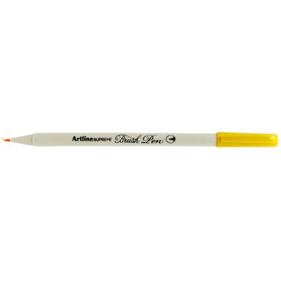 Bút Lông Đầu Cọ Artline Supreme Brush Pen EPFS-F - Chrome Yellow