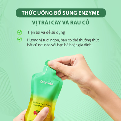 Combo Bộ 2 Hộp Collagen Uống Trẻ Hóa Sáng Da & 2 Hộp Enzyme Chiết Xuất Từ Trái Cây và Rau Củ Hỗ Trợ Tiêu Hoá, Thanh Lọc Cơ Thể Coolvita (4 Hộp)