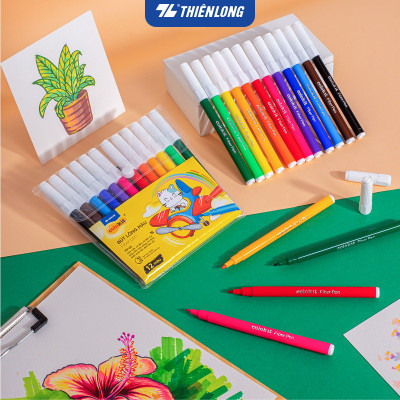 Bút lông màu Thiên Long Fiber Pen Colokit FP-01