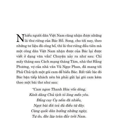 Di Sản Hồ Chí Minh - Thư Riêng Của Bác Hồ