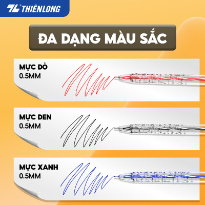 Hộp 100 cây Ruột bút bi Thiên Long BPR-015- Dùng cho bút bi TL-079