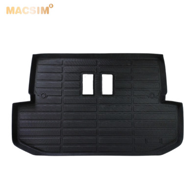 Thảm lót cốp sd xe ô tô Toyota Rush 2018- 2021 nhãn hiệu Macsim chất liệu TPE cao cấp màu đen