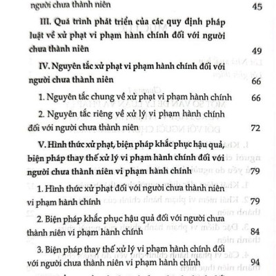 Xử Phạt Vi Phạm Hành Chính Đối Với Người Chưa Thành Niên - Thực Trạng Và Hướng Hoàn Thiện