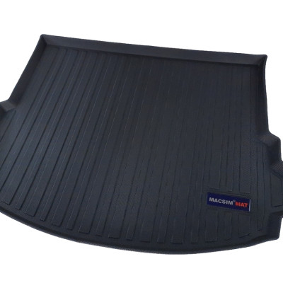 Thảm lót cốp xe ô tô LANDROVER Discovery 5 chỗ (2015-2018) nhãn hiệu Macsim chất liệu TPV cao cấp màu đen (254)