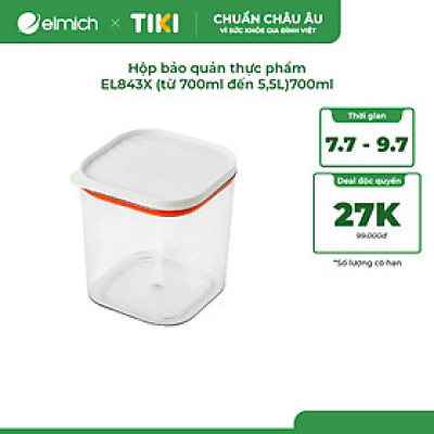 Hộp bảo quản thực phẩm EL843X (từ 700ml đến 5,5L)