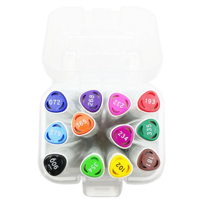 Hộp 12 Bút Lông Màu Mỹ Thuật - Colokit AM-C002