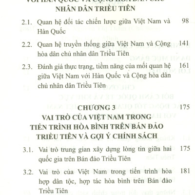 Quan Hệ Của Việt Nam Với Hai Quốc Gia Trên Bán Đảo Triều Tiên (Sách chuyên khảo)