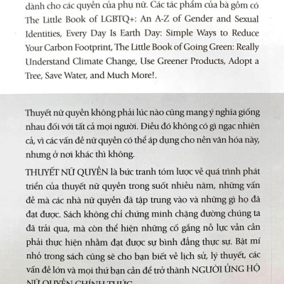 The Little Book Of Femnism - Thuyết Nữ Quyền