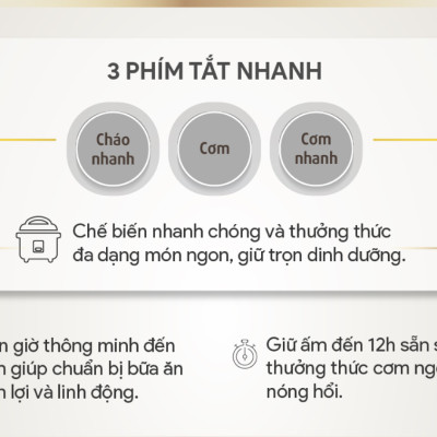 Nồi Cơm Điện Tử BlueStone RCB-5938 (1,8 Lít) - Hàng chính hãng