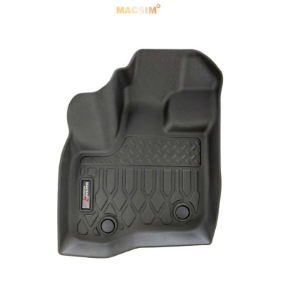 Thảm lót sàn xe ô tô Ford Explorer 2015-2019 (sd) Nhãn hiệu Macsim chất liệu nhựa TPE cao cấp màu đen