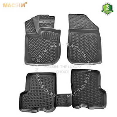 Thảm lót sàn ô tô nhựa TPU Silicon Mercedes C Class W203 2000-2007 Nhãn hiệu Macsim