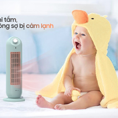 Máy Sưởi Ấm Gốm Bear DNQ-C20B1 Không Làm Khô Da Công Suất 2000W - Hàng Chính Hãng
