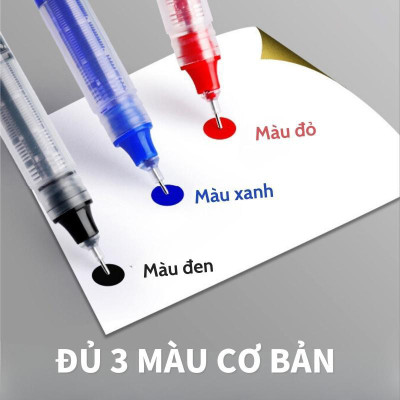 Bút Gel Luyện Viết Chữ Trung,Hàn, Nhật Nhanh Khô Chuyên Dụng Cho Dân Văn Phòng Bút Bi Nước Mực Gel Nhanh Khô Ngòi 0.5mm Cho Học Sinh Văn Phòng