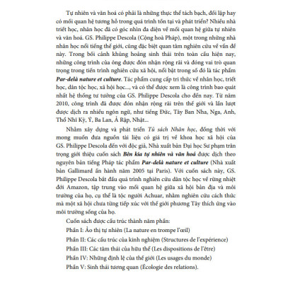 Bên Kia Tự Nhiên Và Văn Hóa (Bìa mềm)