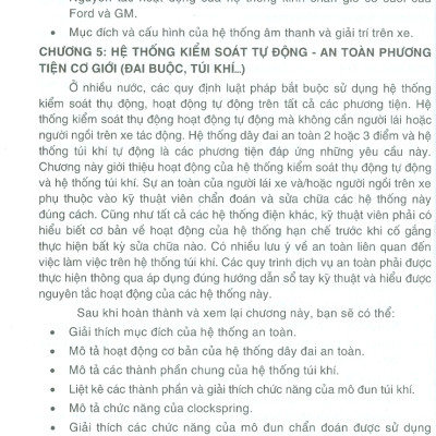 Hệ Thống Điện - Điện Tử Trên Ô Tô (Lý Thuyết - Thực Hành)