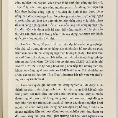 Sách - Hệ Sinh Thái Công Nghiệp 4.0 Nghiên Cứu Trường Hợp ISRAEL Và Gợi Mở Cho Việt Nam