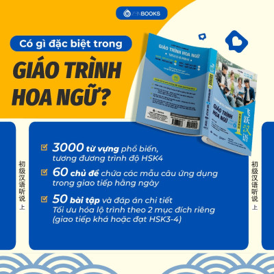 Sách - Đọc Viết Sơ Cấp 1 - Giáo Trình Hoa Ngữ - 24 Tuần Nâng Cấp Trải Nghiệm Tự Học Tiếng Trung