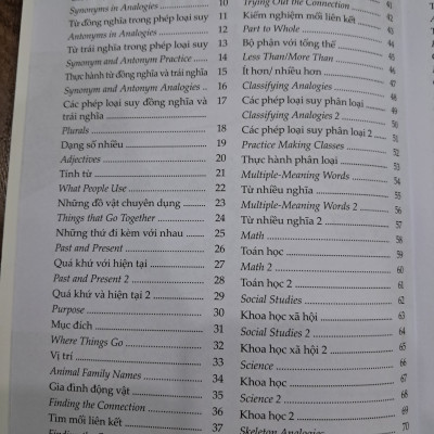 Sách - Analogies for Critical Thinking - Tập 5 (1980)