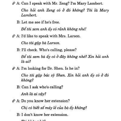 Tiếng Anh Qua Điện Thoại - Kèm CD