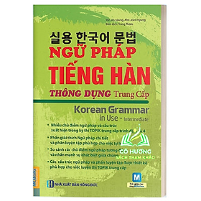 Sách - Ngữ Pháp Tiếng Hàn Thông Dụng Trình Độ Trung Cấp - Korean Grammar in use Intermediate (MC)