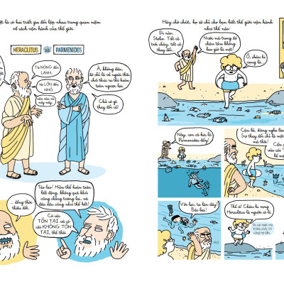 (Truyện Tranh Triết Học Cho Trẻ Em, Và Cả… Cho Người Lớn) CÁC NHÀ HIỀN TRIẾT BẤT KHAM – Chiara Pastorini, Perceval Barrier – Hoàng Thủy dịch – NXB Kim Đồng