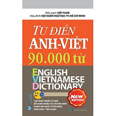 Từ Điển Anh-Việt 90.000 Từ (Tái bản năm 2024)