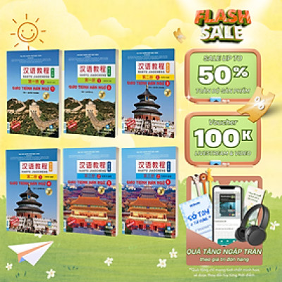 Sách - Combo Giáo Trình Hán Ngữ 6 Cuốn - Phiên bản 3 - 2025