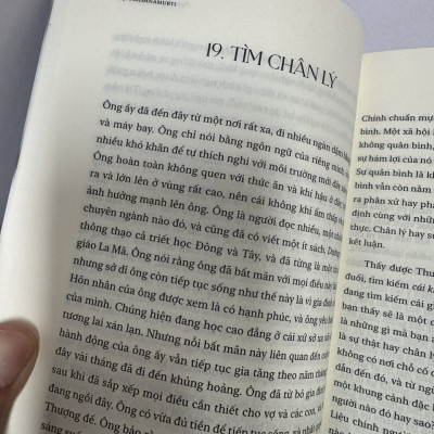 KRISHNAMURTI NÓI VỀ ĐỜI SỐNG (TẬP 1) – Jiddu Krishnamurti - Đào Hữu Nghĩa dịch – Thiện Tri Thức
