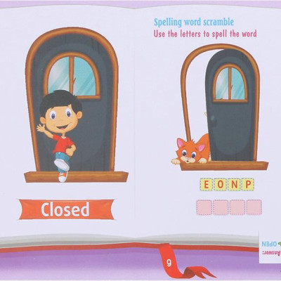 Những Cặp Từ Vựng Trái Nghĩa Và Trò Chơi Ghép Chữ - Opposite Words In Pictures (Tập 1)