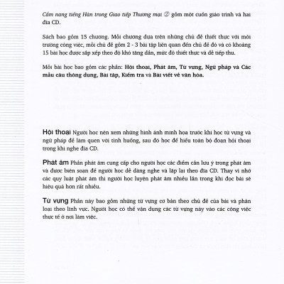 Cẩm Nang Tiếng Hàn Trong Giao Tiếp Thương Mại (Tập 2)