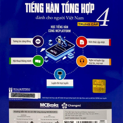 Tiếng Hàn Tổng Hợp Trung Cấp 4 (Phiên Bản Mới – In Màu)